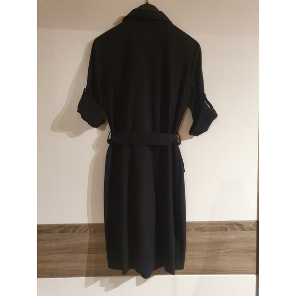 NWOT Michael Kors Olive Green Zip Up Shirt Dress, Size Small - Picture 6 of 6